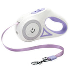 Automatic LED Retractable Dog Leash with Light for Small & Medium Dogs