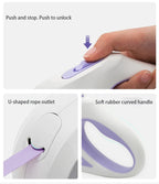 Automatic LED Retractable Dog Leash with Light for Small & Medium Dogs