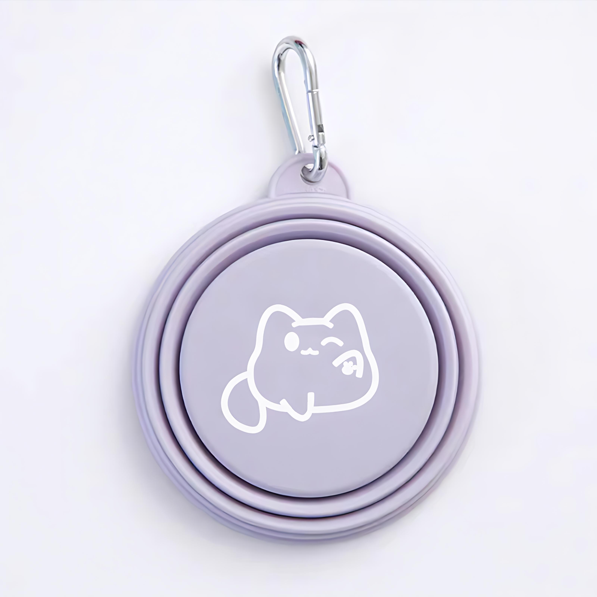 Collapsible Travel Outdoor Pet Bowl for Dogs & Cats