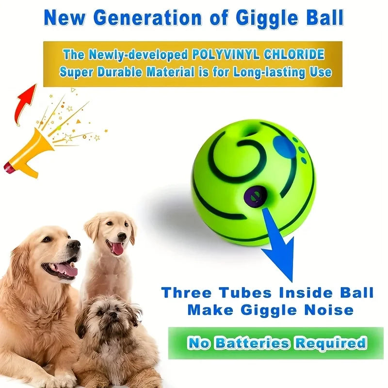 Dog Toys Ball, Interactive Dog Ball, Shaking with Gibbering Sound, for Training & Herding,Ball Indoor Outdoor Safe Puppy Gift