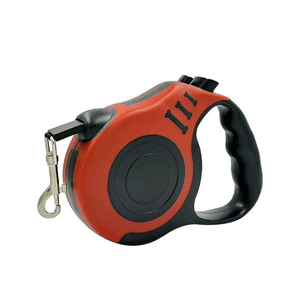 Retractable Dog Leash Outdoor Pet Leash Nylon Braided Rope for Small Medium Dogs Pet Supplies Hiking Walking Traction Rope