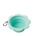 Portable Silicone Collapsible Dog Bowl Flower Shape