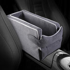 Car Center Console Pet Bed Mat  Fiber Pet Safety Seat  Essential for Cat & Dog