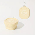 400ml Foldable Pet Bowl with Lid Leakproof Travel Dish