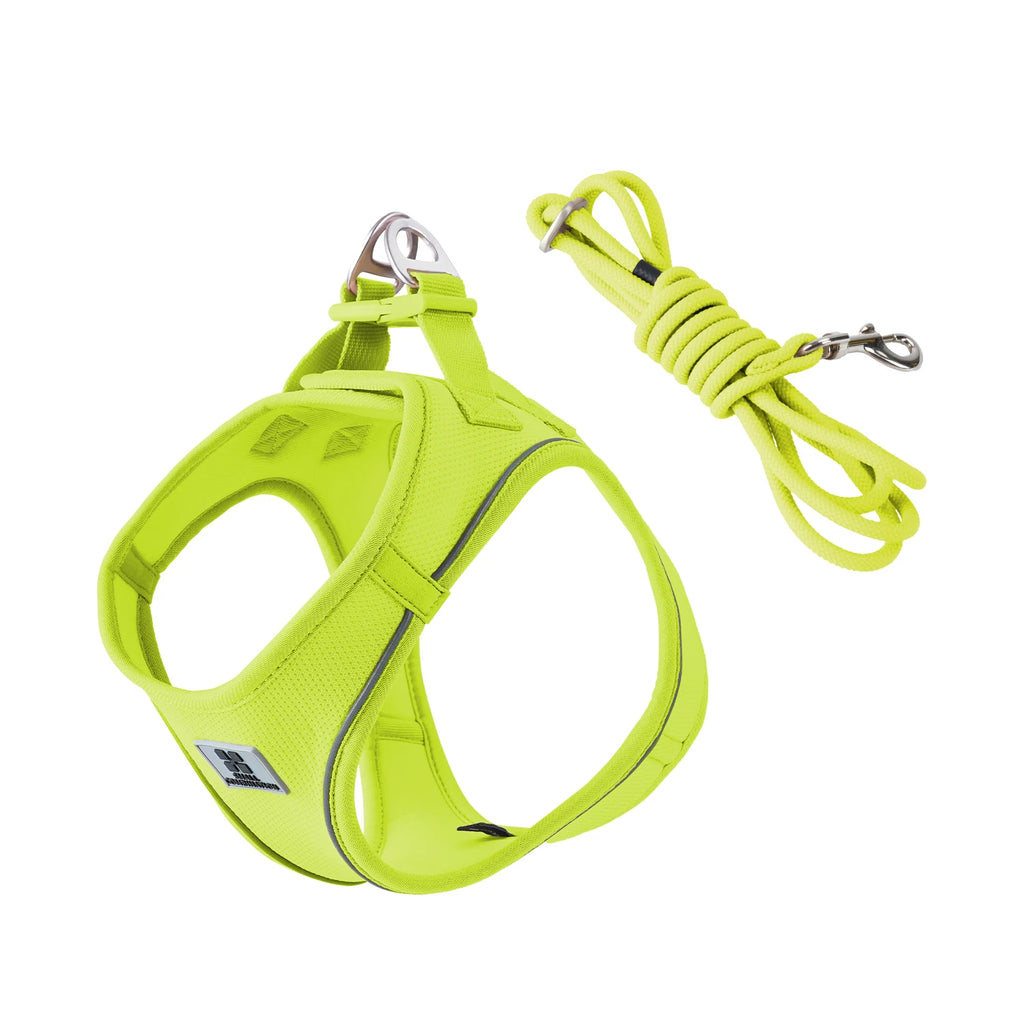 Reflective Adjustable Dog Harness & Leash Set for Small to Medium Dogs and Cats