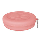 Portable Outdoor Pet Bowl: 2-in-1 Travel Dog Food/Water Dish with Treat Compartment