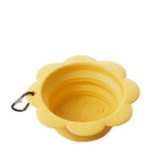 Portable Silicone Collapsible Dog Bowl Flower Shape