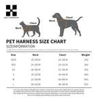 Reflective Adjustable Dog Harness & Leash Set for Small to Medium Dogs and Cats