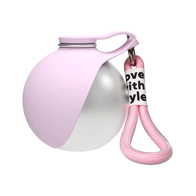 Stainless Steel Kettle Foldable Pet Water Bowl for Dogs & Cats