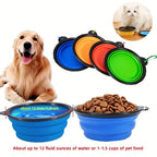 Collapsible Bowl Portable Travel Outdoor Water Food Bowl