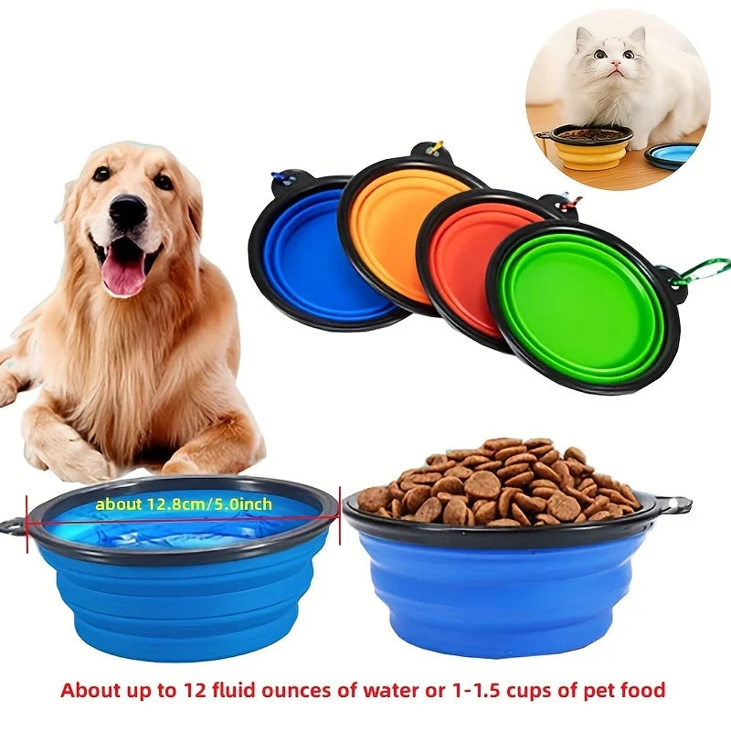 Collapsible Bowl Portable Travel Outdoor Water Food Bowl