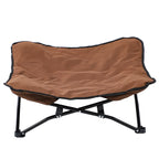 Detachable And Washable Pet Camping Bed, Dog Iron Frame Bed, All-Season Camping Portable Folding Dog Kennel