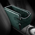 Car Center Console Pet Bed Mat  Fiber Pet Safety Seat  Essential for Cat & Dog