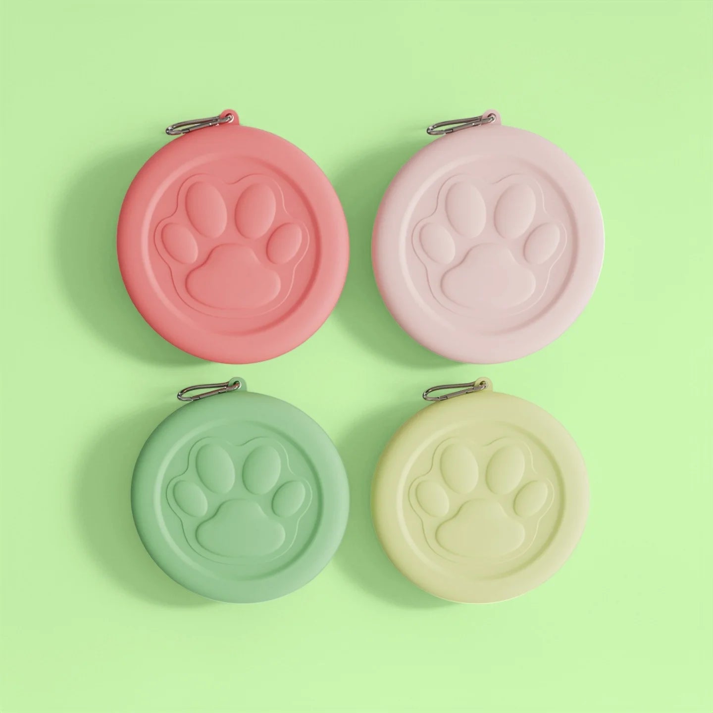Portable Outdoor Pet Bowl: 2-in-1 Travel Dog Food/Water Dish with Treat Compartment