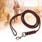 Pet Dog  Leash Safety Rope Cowhide and Leather Belt