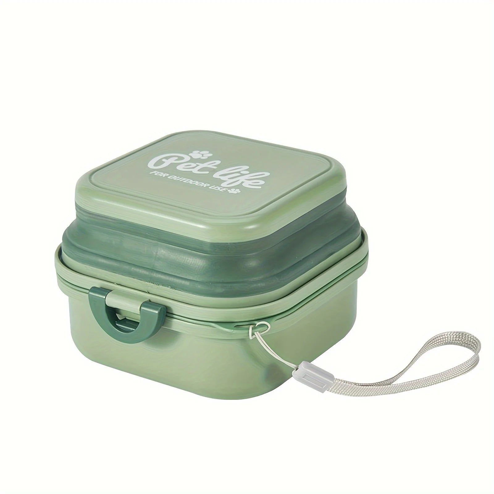 2 in 1 Portable Pet Bowl 400ml Leakproof with Lid